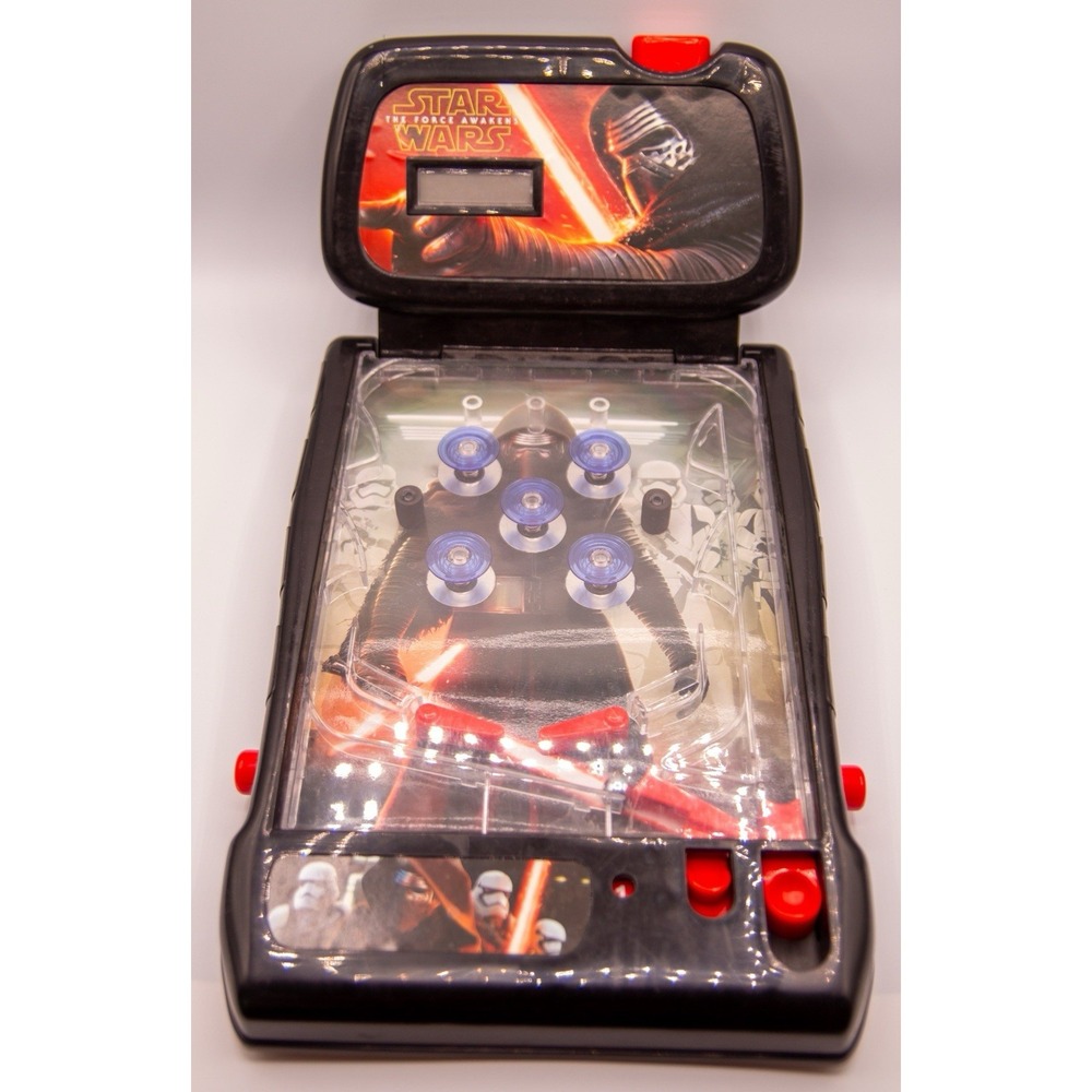 Star‎ Wars The Force Awakens Pinball Toy Game Jakks Pacific *TESTED WORKS*